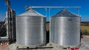 6000 toneladas silos de grano placa corrugada silo de grano de acero para la venta silo de trigo