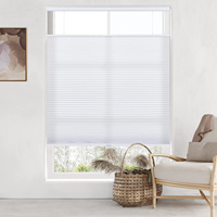 Persianas de Panal Inteligentes para Automatización del Hogar, Mejora del Hogar Inteligente, Persianas Horizontales Integradas de Poliéster Modernas para Ventanas