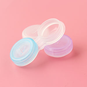 Caja <span class=keywords><strong>de</strong></span> almacenamiento <span class=keywords><strong>de</strong></span> viaje portátil con logotipo personalizado Estuche transparente para lentes <span class=keywords><strong>de</strong></span> contacto con contenedor <span class=keywords><strong>de</strong></span> plástico multicolor Fábrica al por mayor - Product Image 6