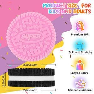 Jouet anti-stress souple Taba Squishy fait main en forme de biscuits, jouet sensoriel pour enfants et adultes, pour la relaxation et la réduction de l'anxiété, cadeau de vacances à presser - Product Image 3