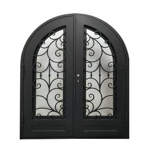 Portes intérieures de luxe en fer forgé pour mosquée, modèles de portes en fonte, vanne de porte en fonte, 200M, porte en fer forgé avec motif de vigne - Product Image 6