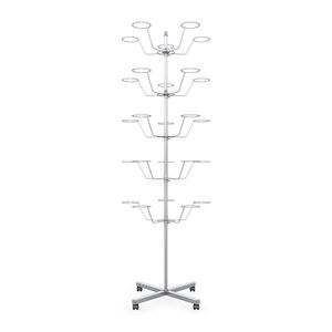 Présentoir de sol en métal moderne et portable <span class=keywords><strong>pour</strong></span> casquettes de baseball, idéal <span class=keywords><strong>pour</strong></span> les magasins de sport – Vente en gros et au détail, personnalisable, par King Steel Factory - Product Image 4