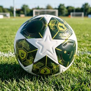 Pallone da <span class=keywords><strong>Calcio</strong></span> in Pelle PU con Logo, Misure 4 e 5, Pallone <span class=keywords><strong>Ufficiale</strong></span> per Allenamento in Materiale PU - Product Image 3