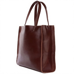 Daily Lifestyle Accessory Farmhouse Style Genuine Ladies Handbag Durable Quality Fashionable Leather Bag Zipper Large Capacity - Product Image 2