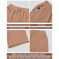 Pantalones Cortos de Compresión para Hombre, Tejido Waffle, Ecológicos, Transpirables, Personalizables, Casuales, de Verano