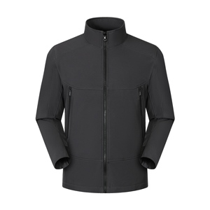 Men's Women's Waterproof <strong>Soft</strong> <strong>Shell</strong> <strong>Hooded</strong> <strong>Jacket</strong> Winter Windproof Warm Fleece Breathable Stand Zipper Appliques Front Chinese - Product Image 2