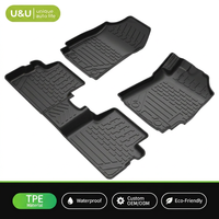 Tapis de sol de voiture personnalisé 5D en TPE imperméable, résistant, toutes saisons, antidérapant, inodore, pour Tata Punch