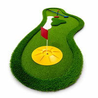 Tapis de putting de golf intérieur/extérieur en EVA/PE/PP, 1x3m/1.5x3m/2.5x3m ou tailles personnalisées