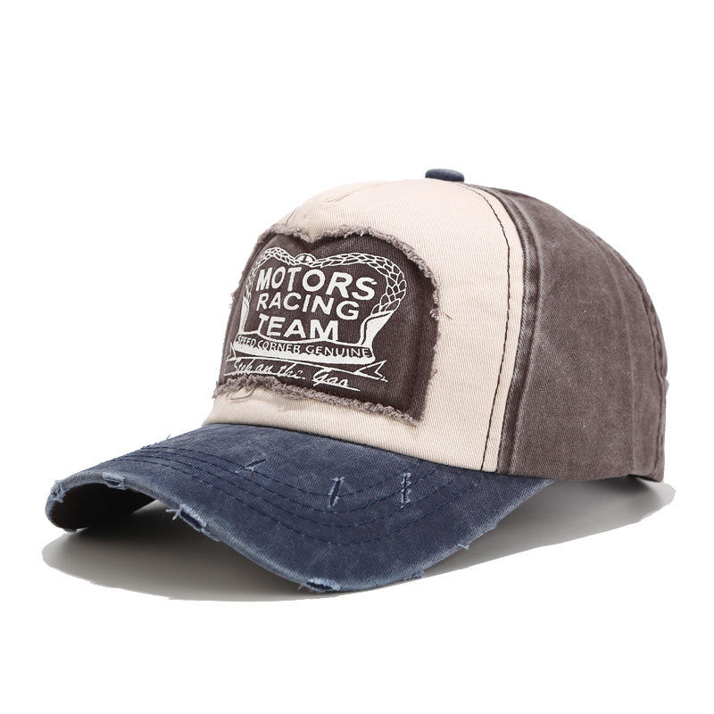 Marrón y gris oscuro