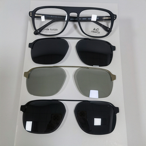 Nuevo Stock, Gafas 2 en 1 de Acetato Puro con Clip Magnético para Lentes de Sol, Gafas de Sol para Conducir, Polarizadas y a la Moda - Product Image 6
