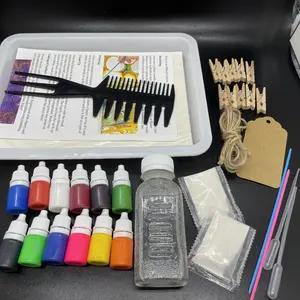 WBG DIY Drawing On Water Art Marbling Paint Set Craft Kits Art Set For Girls Boys Ages 6-12