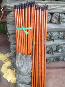 Herramientas de Limpieza, Palo de Escoba de Madera Recubierto de PVC con Eucalipto, Palo de Escoba con Mango de Madera, Palos de Escoba - Product Image 1