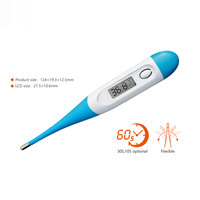 Termometer Elektronik Fleksibel untuk Rumah, Termometer Medis, Termometer Hewan, Harga Pabrik