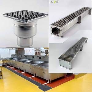 Desagües de cocina industriales antiolor personalizados, desagües de suelo de cocina comerciales, venta al por mayor de China, desagües de ducha personalizados al por mayor - Product Image 5