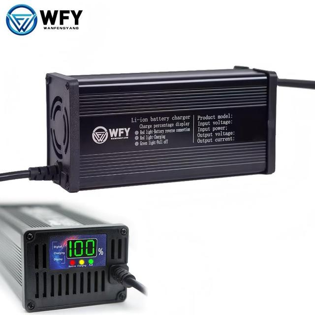 E-bike Electric Motorcycle DC Fast Charger 48V 5A 54.8V 58.4V Lithium Battery for 15s 16S 3.2V LiFePO4