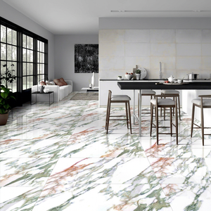 Carreaux muraux en porcelaine antidérapants au design irisé moderne 600x1200mm, finition brillante, revêtement décoratif intérieur pour salle de bain, villa, hall (S) - Product Image 1