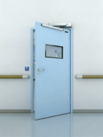 Portes de salle blanche d'hôpital personnalisées de haute qualité, portes à double battant, résistantes au feu et adaptées aux environnements propres
