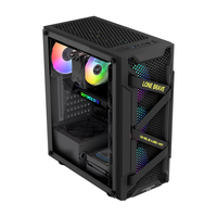 LOVINGCOOL Boîtier PC Offre Spéciale Boîtier PC ATX Boîtier PC HD USB3.0 Boîtier d'ordinateur en verre trempé & Châssis tours Gaming