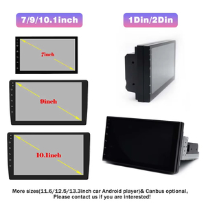 Écran universel Android Auto Carplay Pantalla 2 Din 9 pouces Android autoradios <span class=keywords><strong>10</strong></span> pouces Radio CarPlayr Android voiture stéréo - Product Image 6