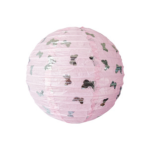Lampe d'éclairage ronde lanterne en <span class=keywords><strong>papier</strong></span> ronde chinoise/japonaise pour artisanat d'ornement de fête de mariage paysages extérieurs faits à la main pour la rue - Product Image 5
