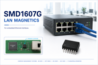 Transformateur Ethernet PoE YX YX-1607G 10/100BASE-TX 350mA 16 broches SMD Tolérance +/-0.20 Température de fonctionnement -40°C +85°C pour routeurs/commutateurs