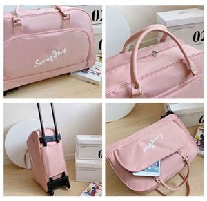 Valise de voyage personnalisée grande capacité en tissu Oxford imperméable avec roulettes pour courts séjours et déménagement - Product Image 3