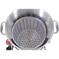 Brûleur à propane extérieur pour friture de dinde, marmite en aluminium avec revêtement nano-intérieur, capacité 5L, pour friture de dinde et cuisson de écrevisses