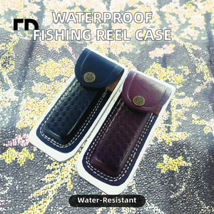 New Portable Fishing Reel Bag Waterproof Shockproof Protective Case for Spinning Trolling Reels Durable Leather Storage Case ODM - Product Image 2