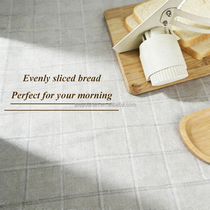 Machine à pain AY-M40C blanche, accessoires de cuisson, trancheuse à pain pliable, trancheuse à toasts, coupe uniformément le pain et les toasts, pliable - Product Image 3