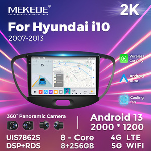 Para Automóviles Android, Sistema Multimedia con Pantalla Táctil 2K, 8+256GB, GPS, DSP, OBD2 para I10 2007-2013 - Product Image 2