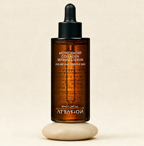 เซรั่มบำรุงผิวหน้าสูตรประจำวันของเกาหลี ATTATION motherwort collagen refining serum botanical moisturizing anti aging skin elasticity firming - Product Image 3