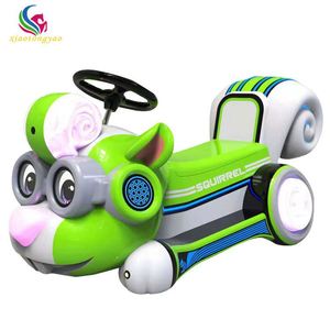 Squirrel Cartoon Kids Electric Ride-On Car | Steerable Battery Powered Toy Car with <b>LED</b> <b>Lights</b> for Home & Playgrounds - Product Image 3