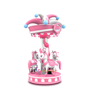 Hot Sale Outdoor Fiberglass Kiddie <b>Ride</b> 3 Seat Mini Carousel <b>Coin</b> <b>Operated</b> for Shopping Mall - Product Image 2