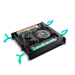 เครื่องขยายเสียงคาราโอเกะระดับมืออาชีพ 2U กำลังขับ 2*400 วัตต์ เชื่อมต่อแบบบริดจ์  ตัวเครื่องโลหะ รุ่นใหม่ปี 2023 - Product Image 5