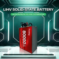 Batterie semi-solide OEM haute capacité 80000mAh 10C 3.95V 12S 14S 24S, 1000 cycles, matériau NCM, certifiée CE, pour UAS et UAV