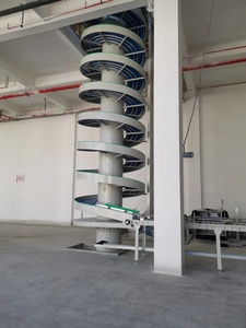 Fabricante de China, almacén de comercio electrónico, elevador Vertical, transportador de cinta de rodillos en espiral por gravedad con máquinas de clasificación - Product Image 3