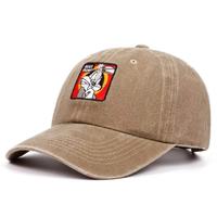 Casquette de style lapin délavée et usée - Convient à toutes les saisons, idéale pour la protection solaire, style casquette de baseball, avec un bord.