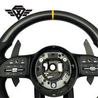 Volant en cuir carbone mat haut de gamme pour Mercedes Benz W223 W205 809P E G Series, pièces automobiles personnalisées de qualité supérieure