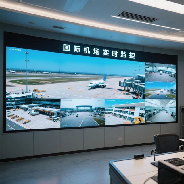 Seamless Splicing LED Video Wall 7680Hz High - Resolution HD LED Display Screen for Command Center/Conference