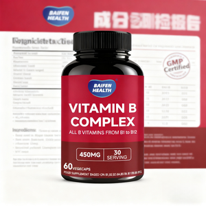 Capsules de Vitamine B1 OEM/ODM, Supplément Complexe de Vitamines B (B2, B3, B5, B6, B9, B12), Vitamines B Complexes - Product Image 5
