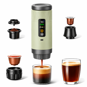 Machine à café expresso portable, écran numérique intelligent, 20 bars, rechargeable par USB, machine à café à capsules, utilisation en camping - Product Image 4