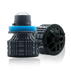 Proyector LED faro lente led luces antiniebla blanco amarillo verde H7 LED faro bombilla H11 9005 focos LED faros luces LED para coche - Product Image 1