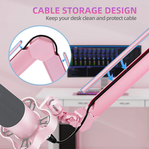 Soporte Profesional de Escritorio para Micrófono, Brazo Ajustable para Micrófono y Cámara - Product Image 6