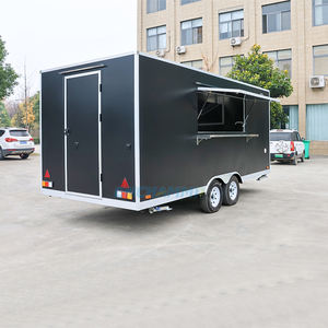 Chammp <strong>Food</strong> Truck with Ice Cream Pizza Coffee Hotdog Concession Remorque Trailer <strong>Cart</strong> - Product Image 2