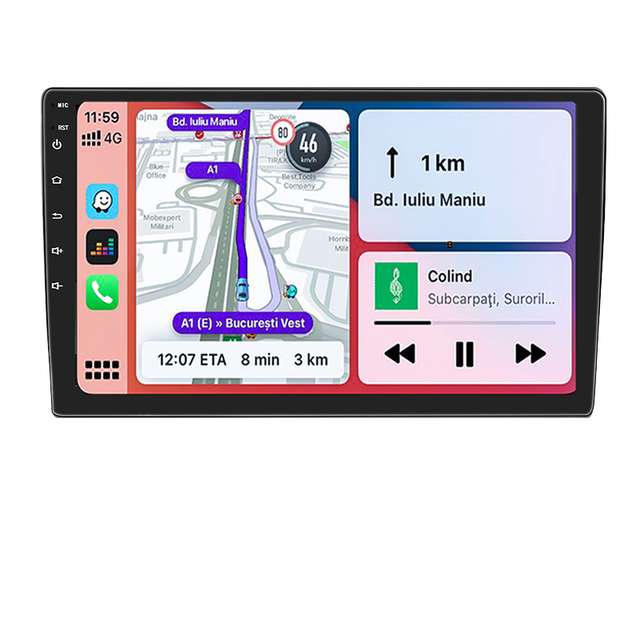 10" 9" 7" Inch Touch Android 12 Car Radio Monitor CarPlay Stereo Android Auto DVR Navigation 4G Radio Navigation Monitor
