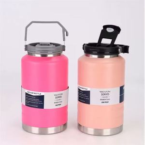 Cross-border Large-Capacity Handle Outdoor Portable Sports <b>Kettle</b> Thermos 316 Stainless Steel Insulation 1500ml-2000ml Screw Cap - Product Image 3