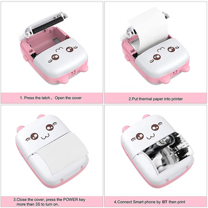 Impresora Térmica Portátil X C9 Cute Cat, Mini Impresora de Bolsillo sin Tinta, Impresora Inalámbrica HD de 200DPI - Product Image 6