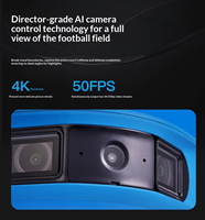 Caméra de suivi AI 4K WiFi étanche professionnelle MatchMate Q1 pour l'enregistrement vidéo de sports, football, basketball