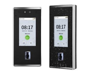 Terminal de contrôle d'accès facial et de présence facial à la lumière hybride biométrique et visible basé sur Linux pour les employés - Product Image 1