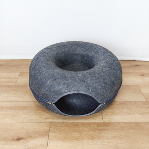 Nouvelle Tanière Écologique pour Chat en Feutre et Laine de Haute Qualité – Lit Tunnel Confortable et Douillet pour Chats - Product Image 2